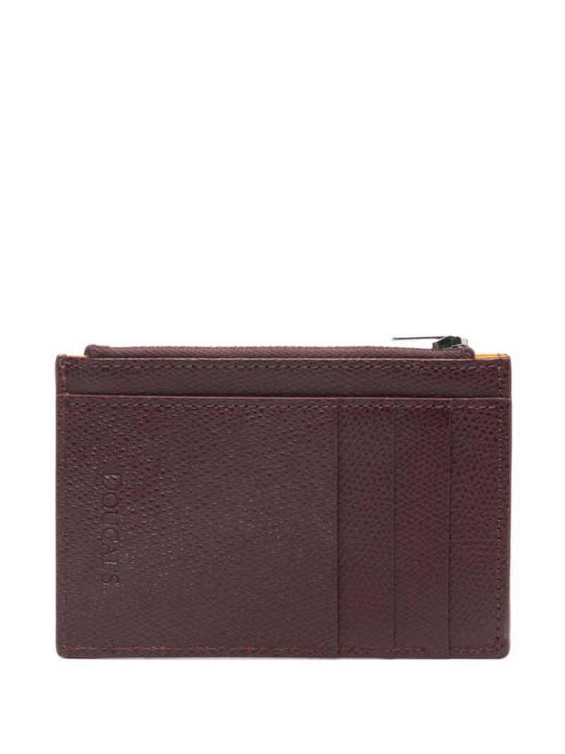 Doucal's leather card holder - Red von Doucal's