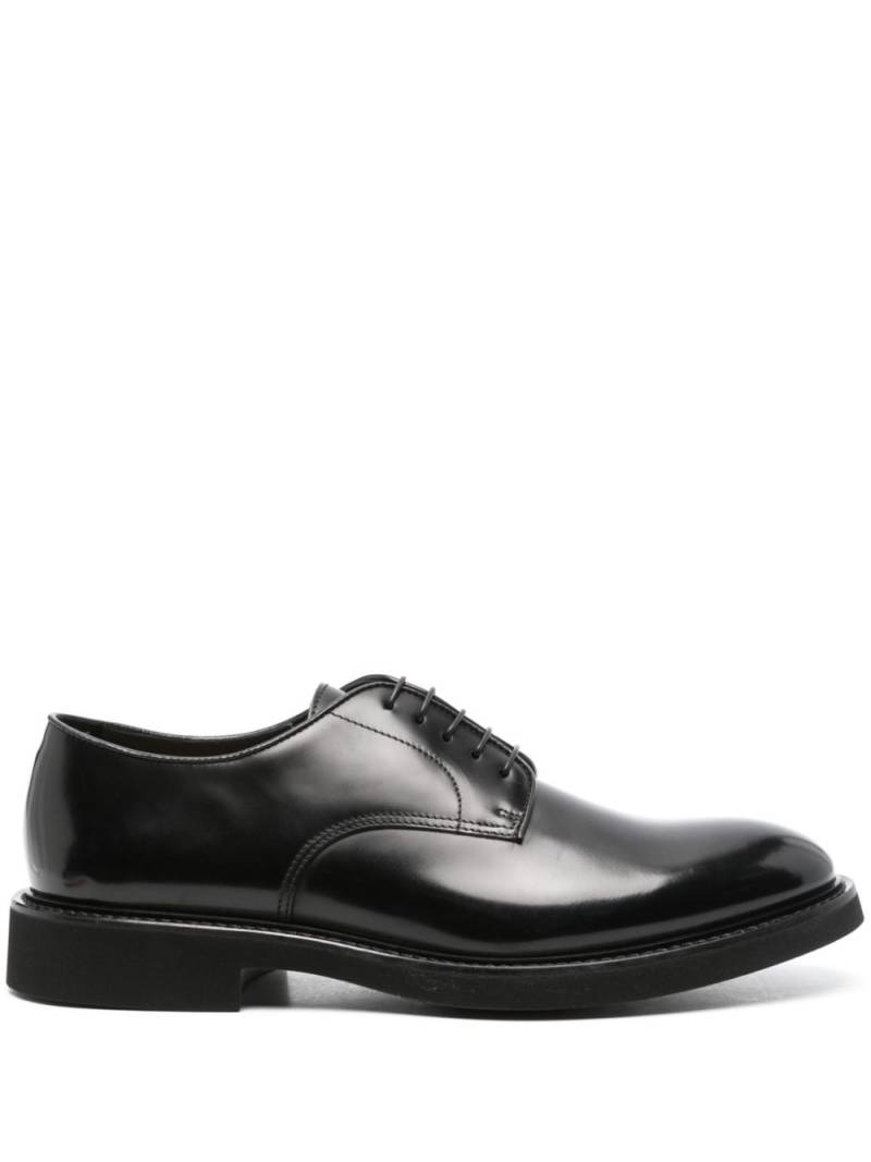 Doucal's leather derby shoes - Black von Doucal's