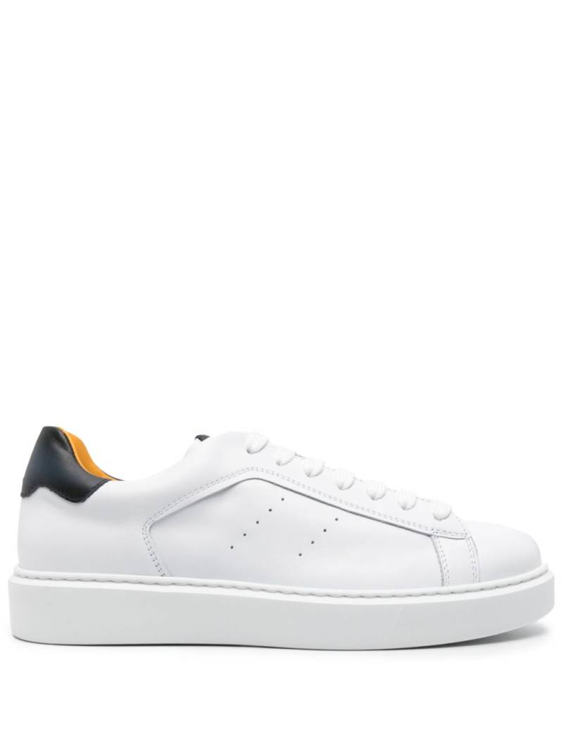 Doucal's leather flatform sneakers - White von Doucal's