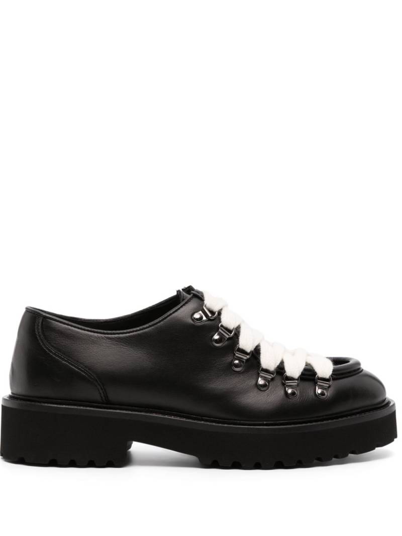 Doucal's leather lace-up shoes - Black von Doucal's