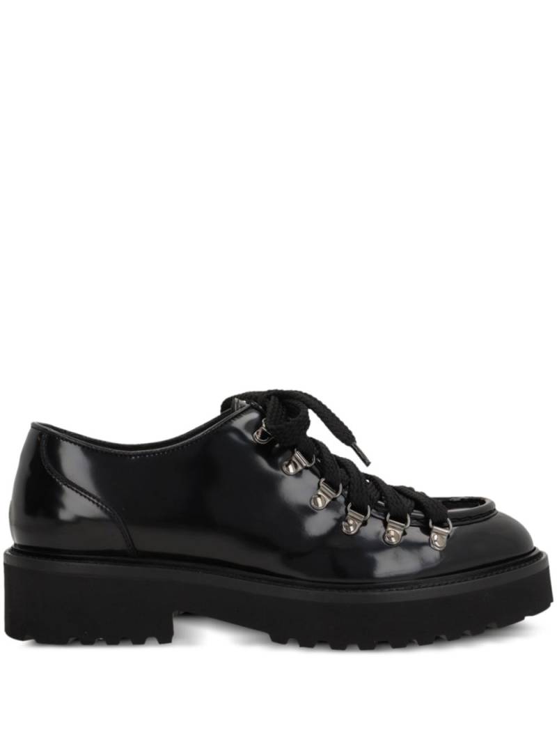 Doucal's leather lace-up shoes - Black von Doucal's