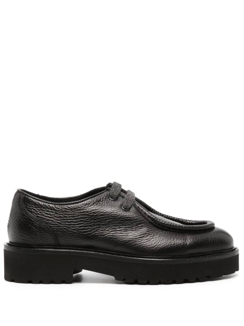 Doucal's leather lace-up shoes - Black von Doucal's