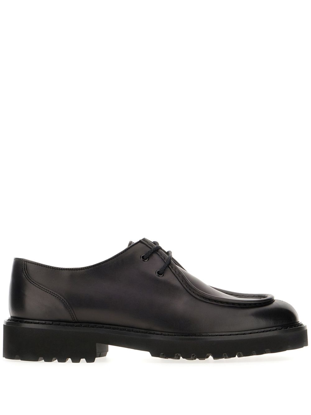 Doucal's leather lace-up shoes - Black von Doucal's