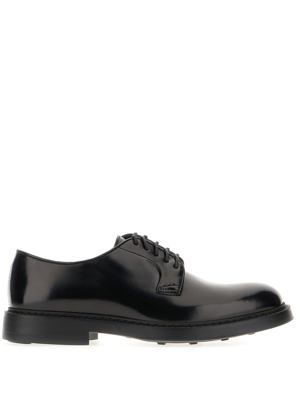 Doucal's leather lace-up shoes - Black von Doucal's