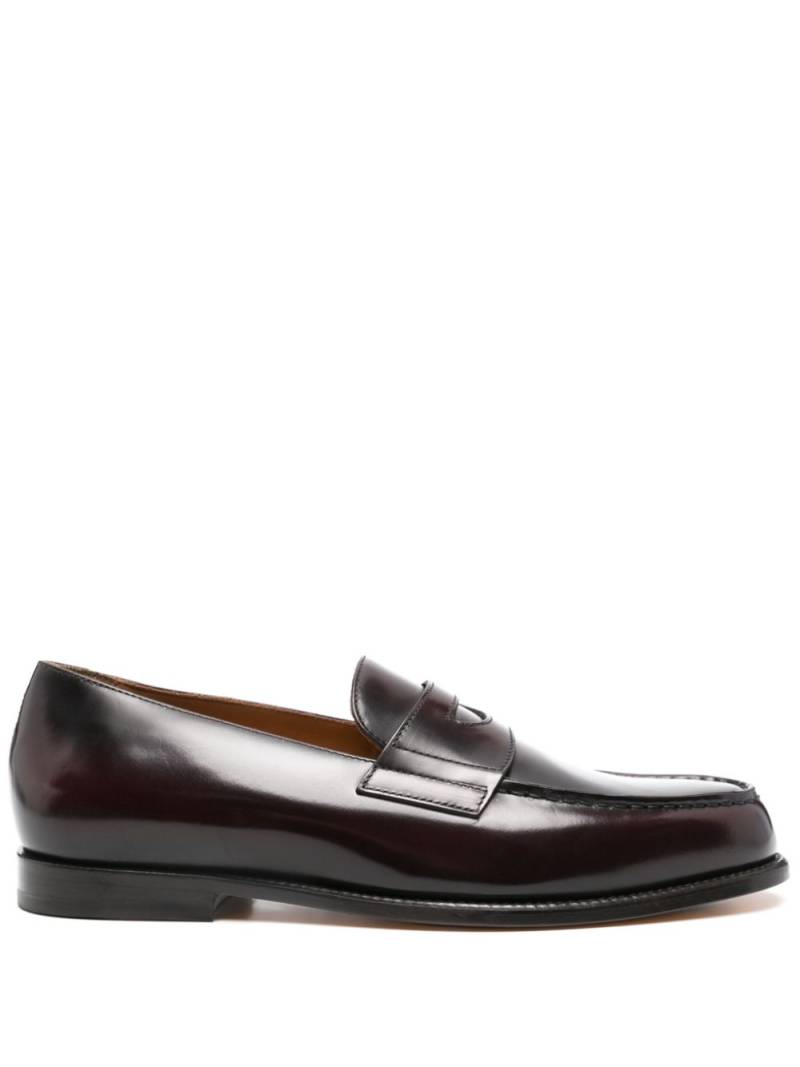 Doucal's leather loafers - Purple von Doucal's