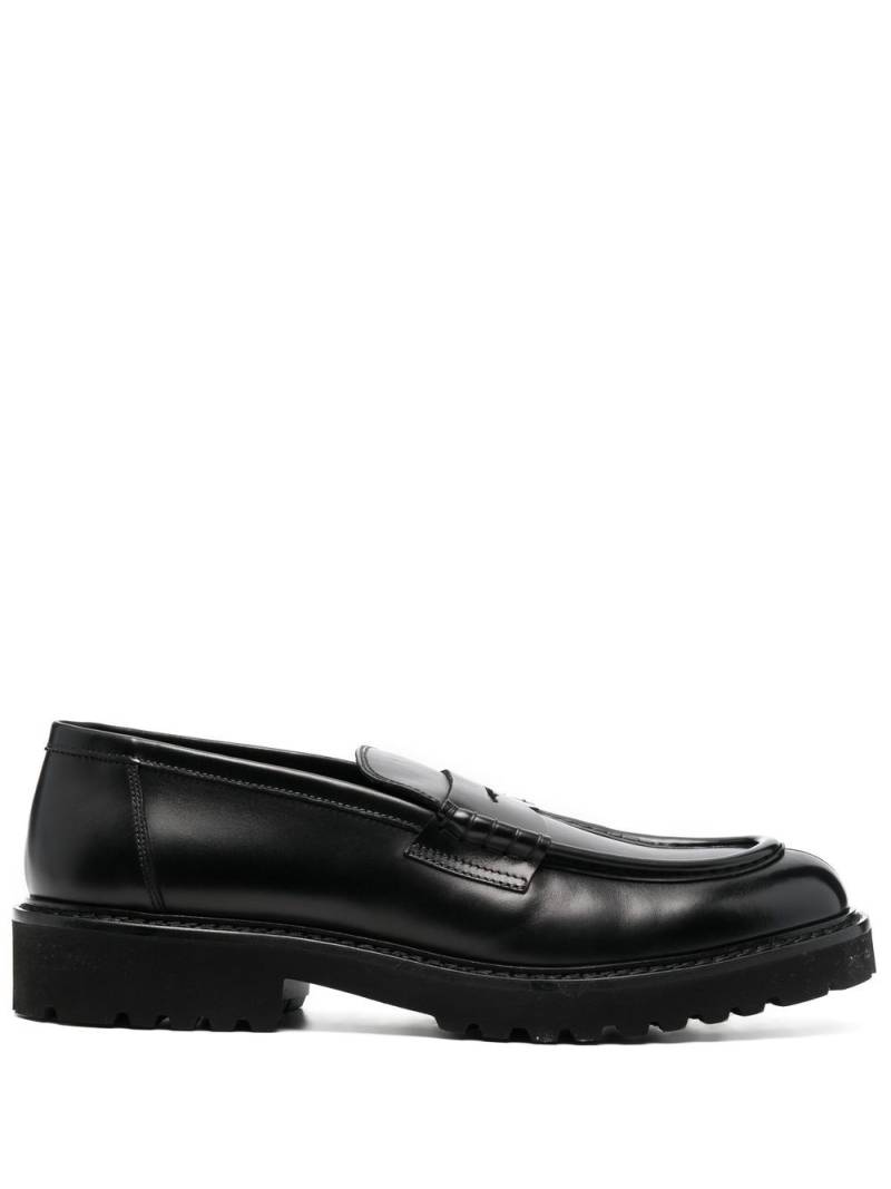 Doucal's leather penny loafers - Black von Doucal's