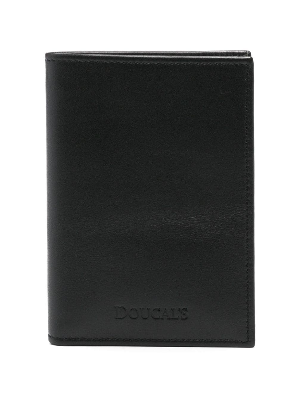 Doucal's logo-debossed leather wallet - Black von Doucal's