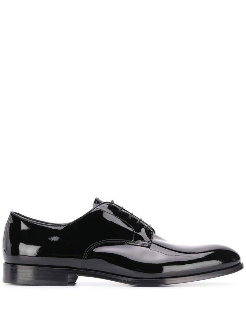 Doucal's patent Derby shoes - Black von Doucal's