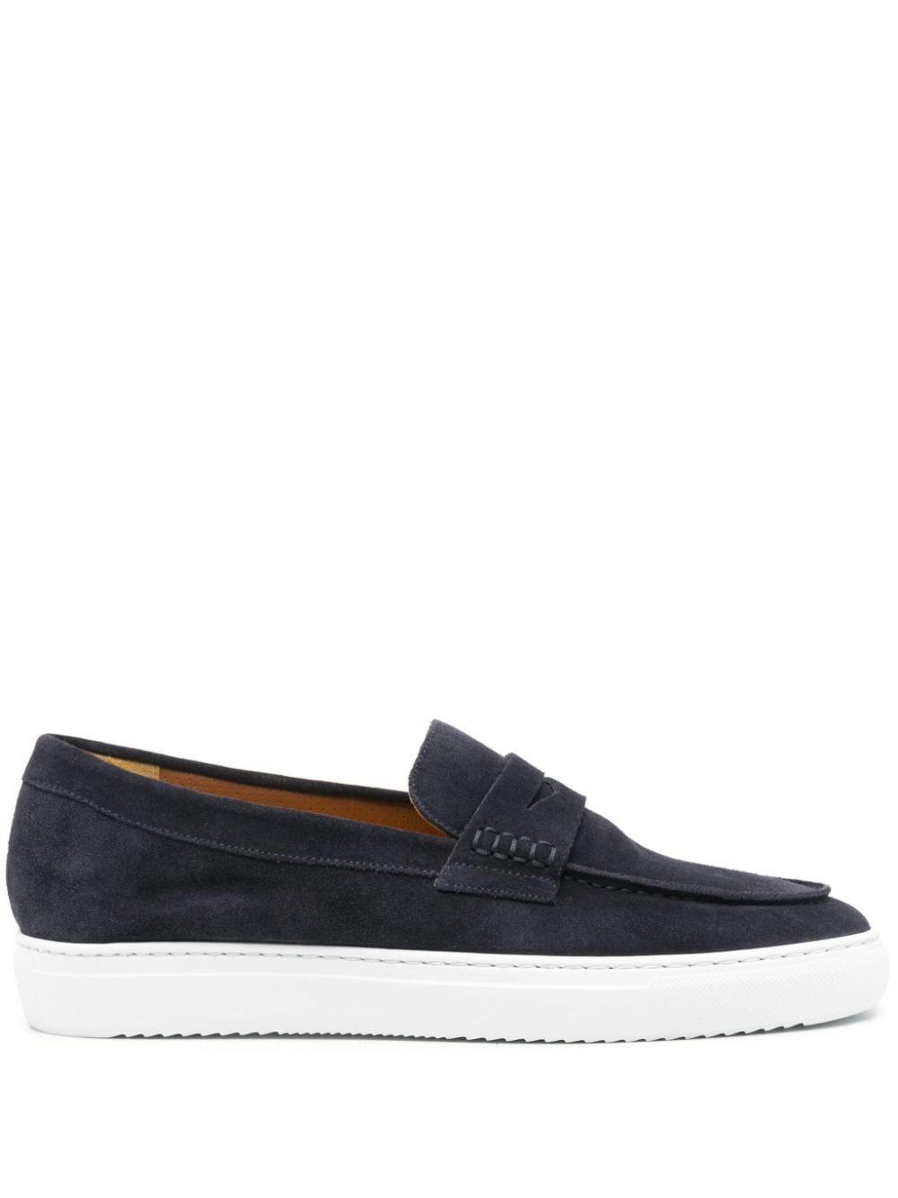 Doucal's penny-slot suede loafers - Blue von Doucal's