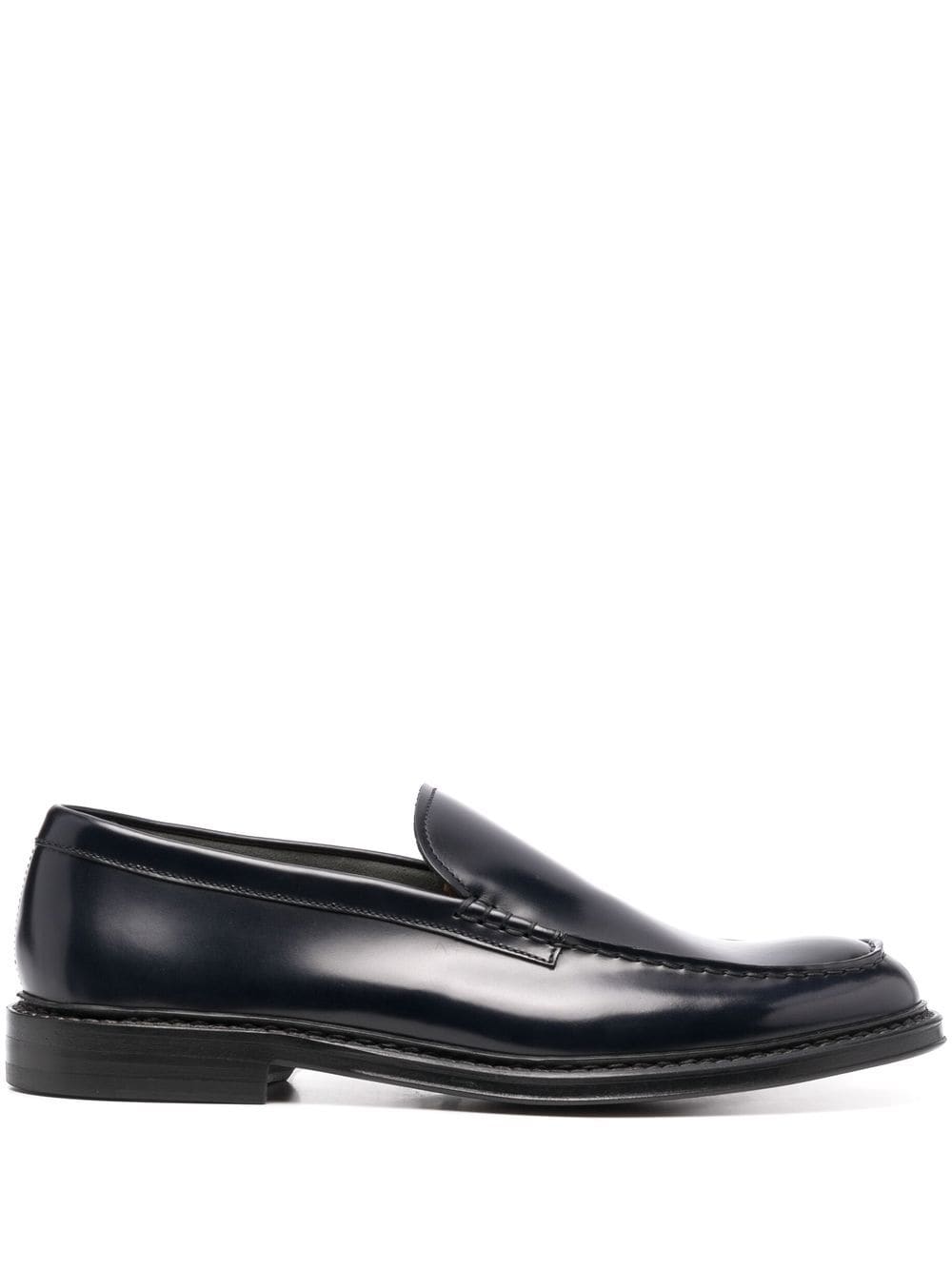 Doucal's polished-finish loafers - Black von Doucal's