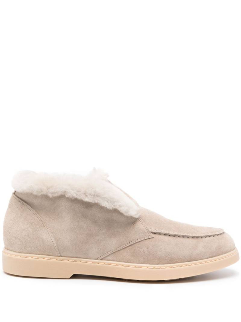 Doucal's shearling suede loafers - Grey von Doucal's