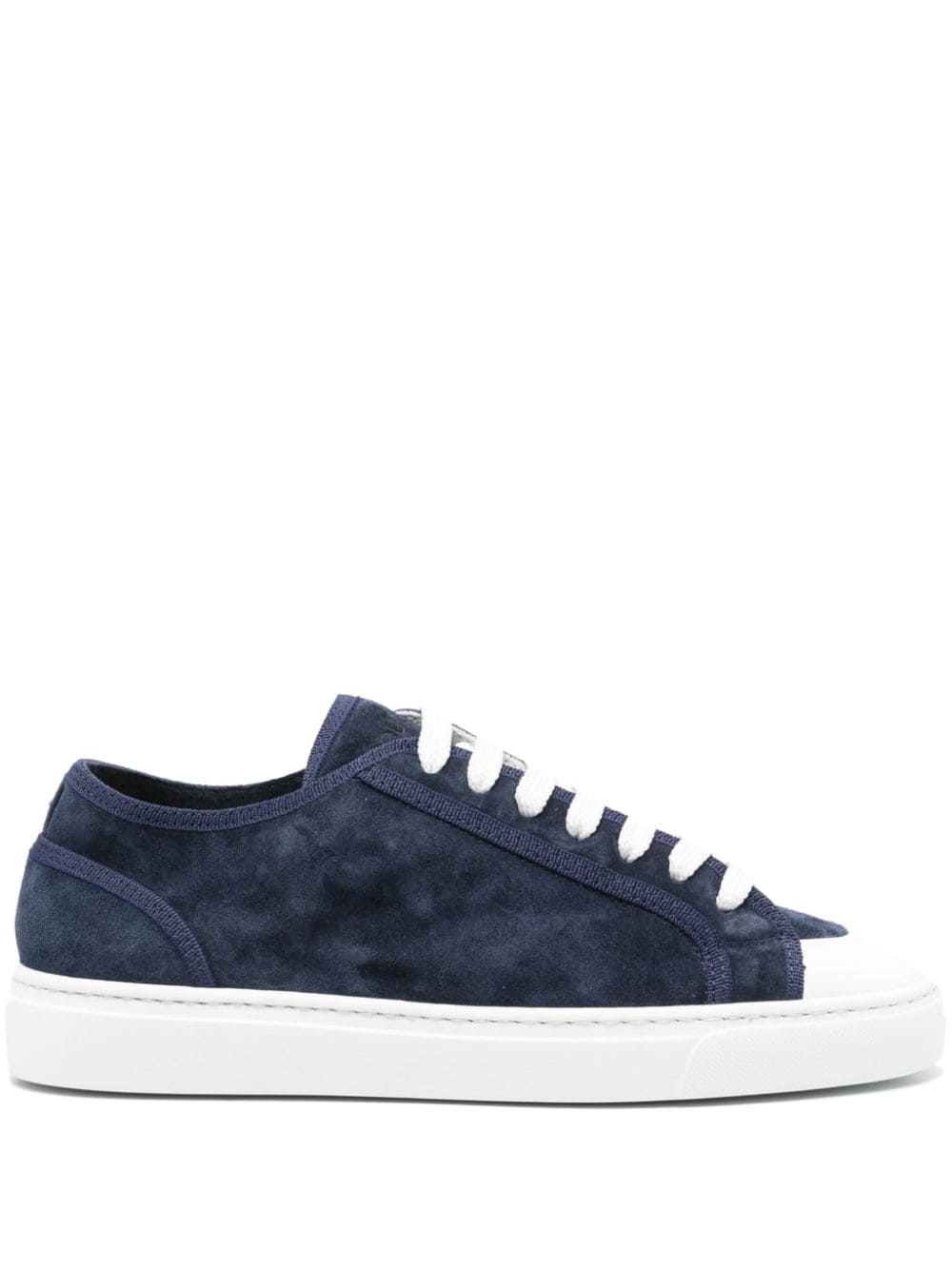 Doucal's suede lace-up sneakers - Blue von Doucal's