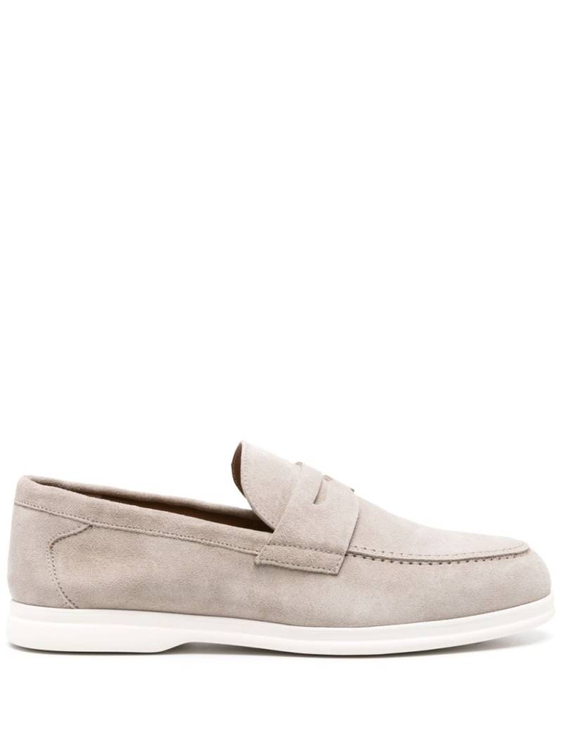 Doucal's suede penny loafers - Grey von Doucal's