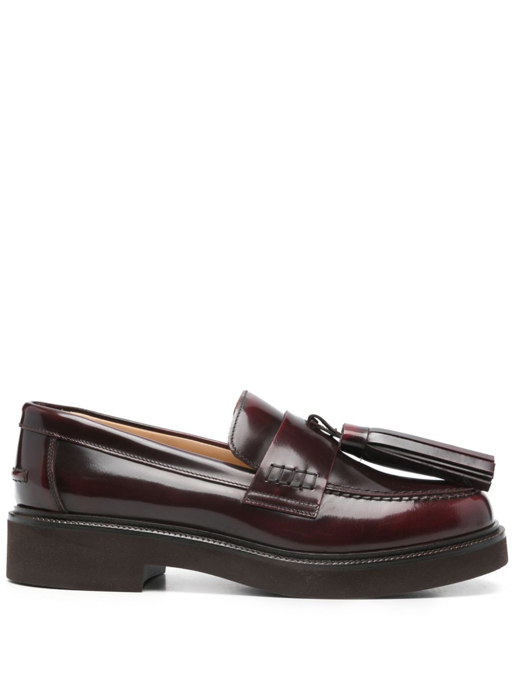 Doucal's tassel-detail loafers - Red von Doucal's