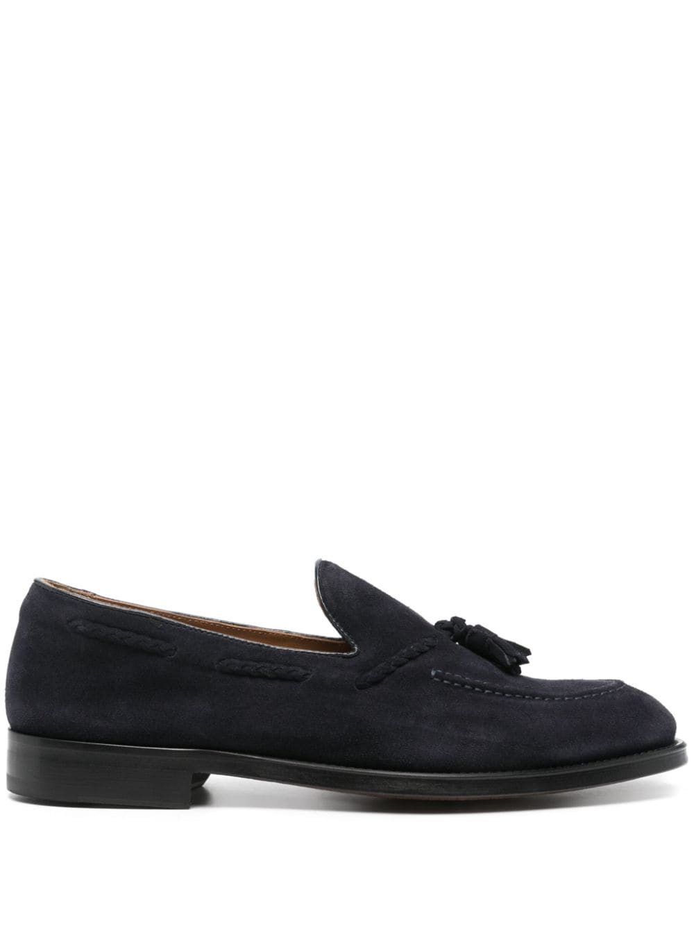 Doucal's tassel-detail suede loafers - Blue von Doucal's