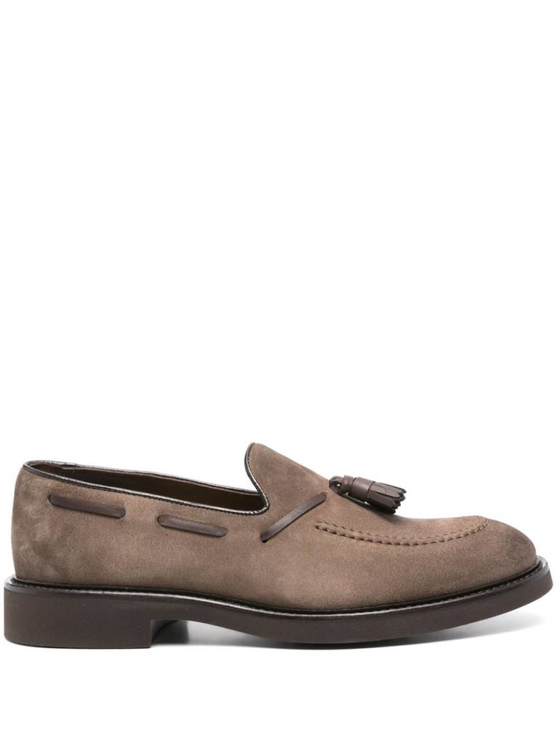 Doucal's tassel-detail suede loafers - Brown von Doucal's