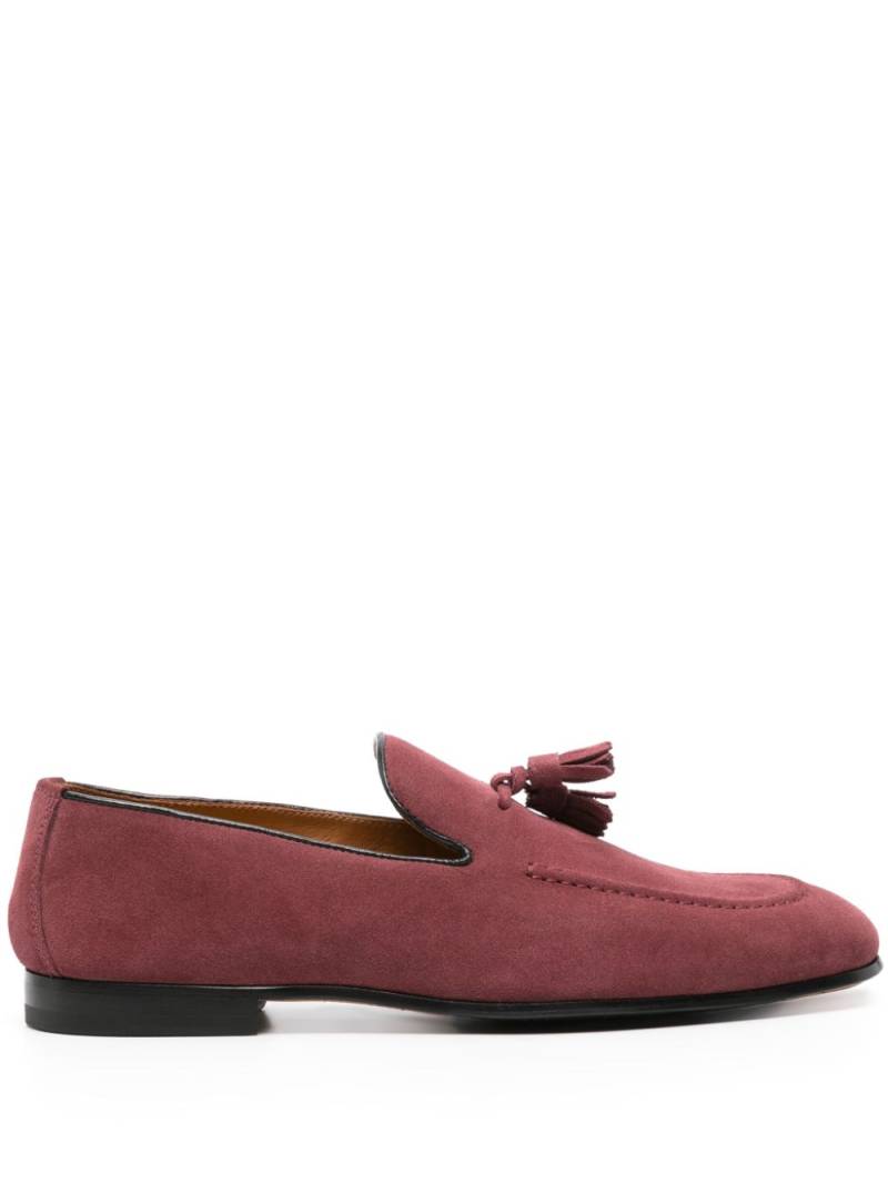 Doucal's tassel-detail suede loafers - Red von Doucal's