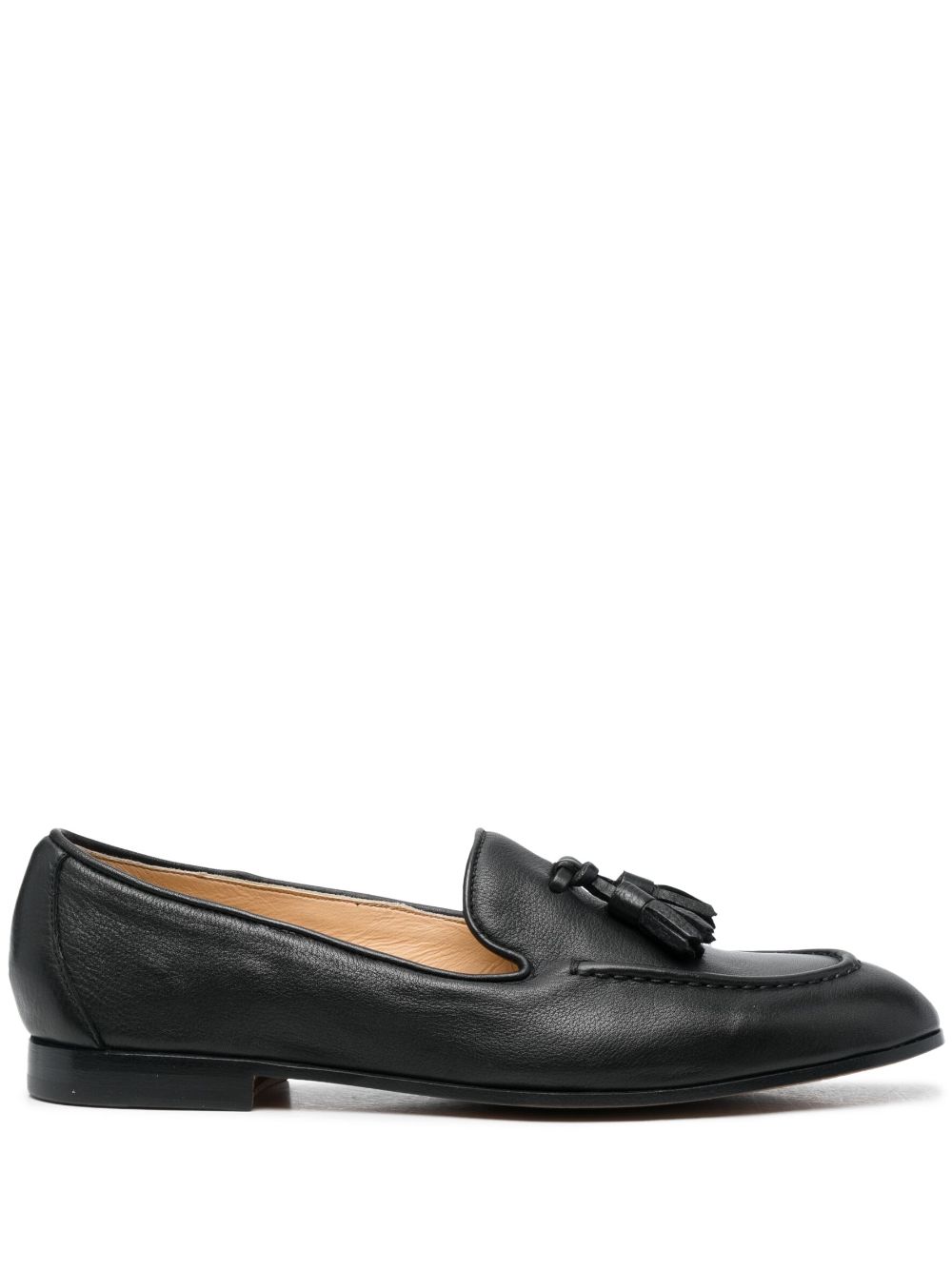 Doucal's tassel leather loafers - Black von Doucal's