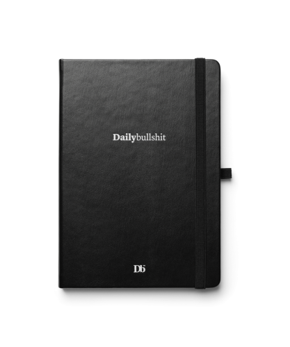 Douchebags Essential Journal - Black Out von Douchebags