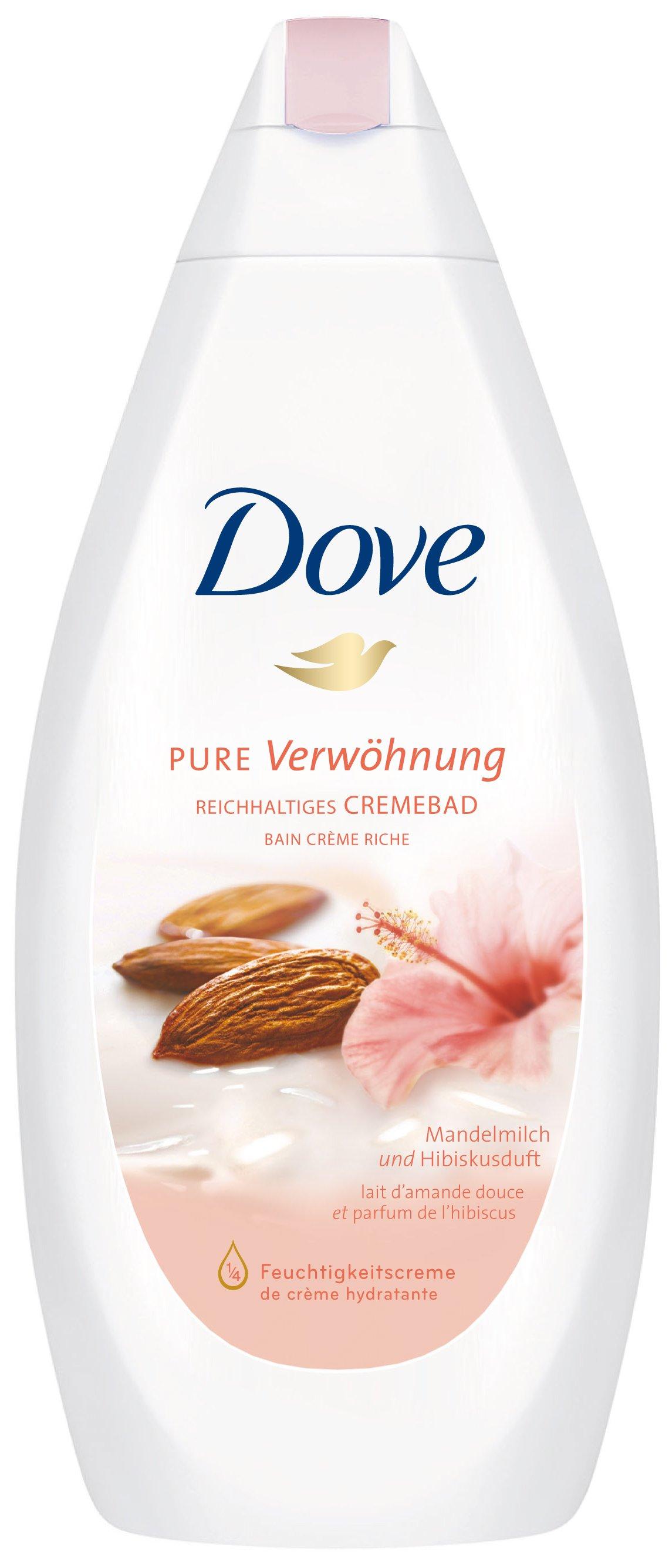 Pure Verwöhnung Reichhaltiges Cremebad Mandelmilch & Hibiskusduft Damen  750ml von Dove