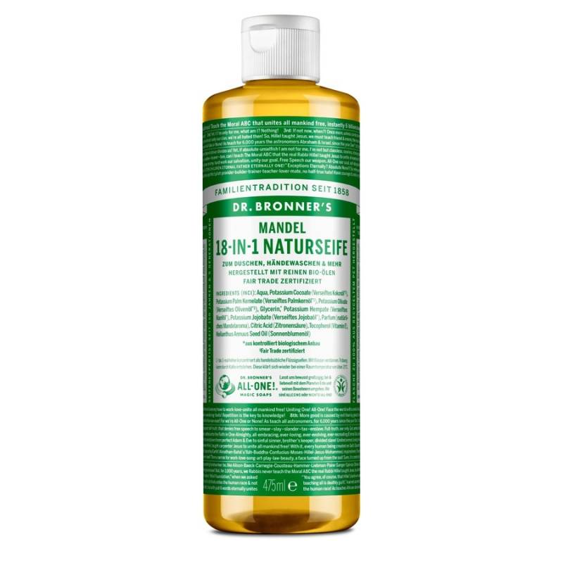 Dr. Bronner's  Dr. Bronner's 18-in-1 NATURSEIFE Mandel duschgel 475.0 ml von Dr. Bronner's