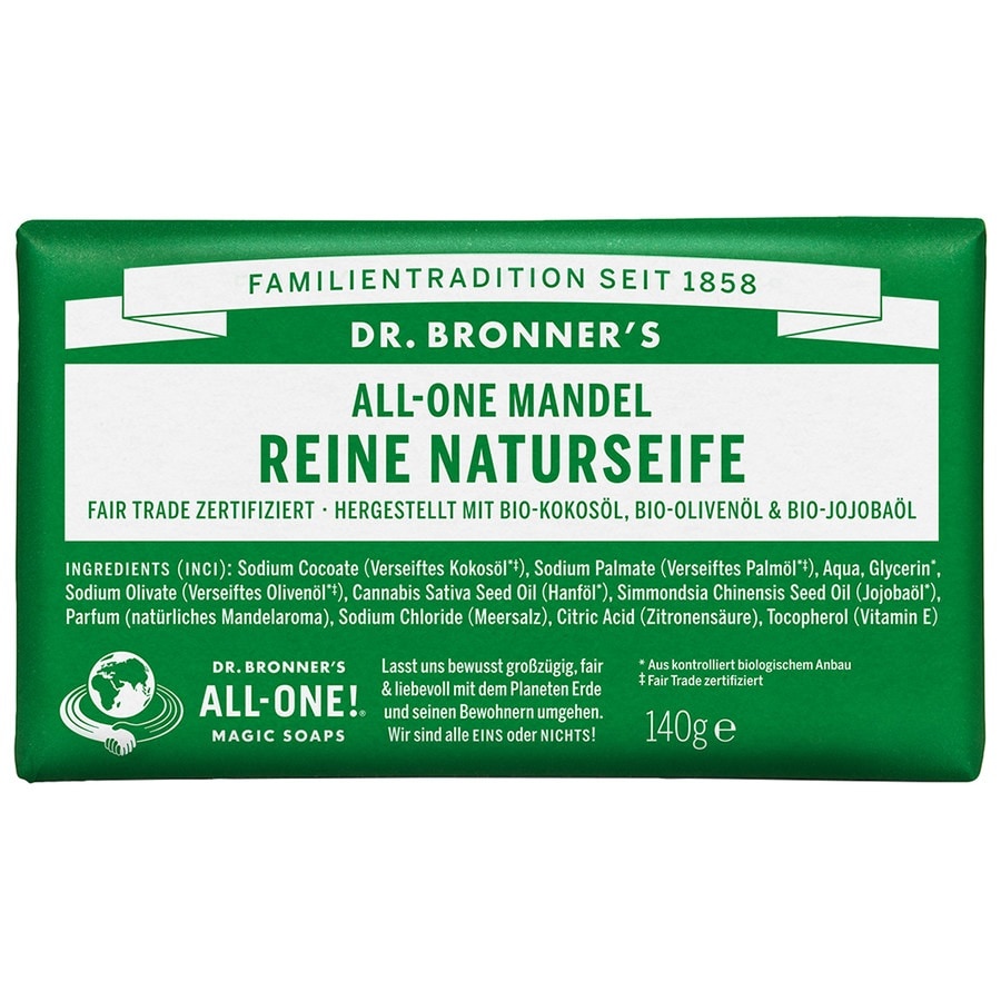 Dr. Bronner's  Dr. Bronner's Reine NATURSEIFE Mandel seife 140.0 g von Dr. Bronner's