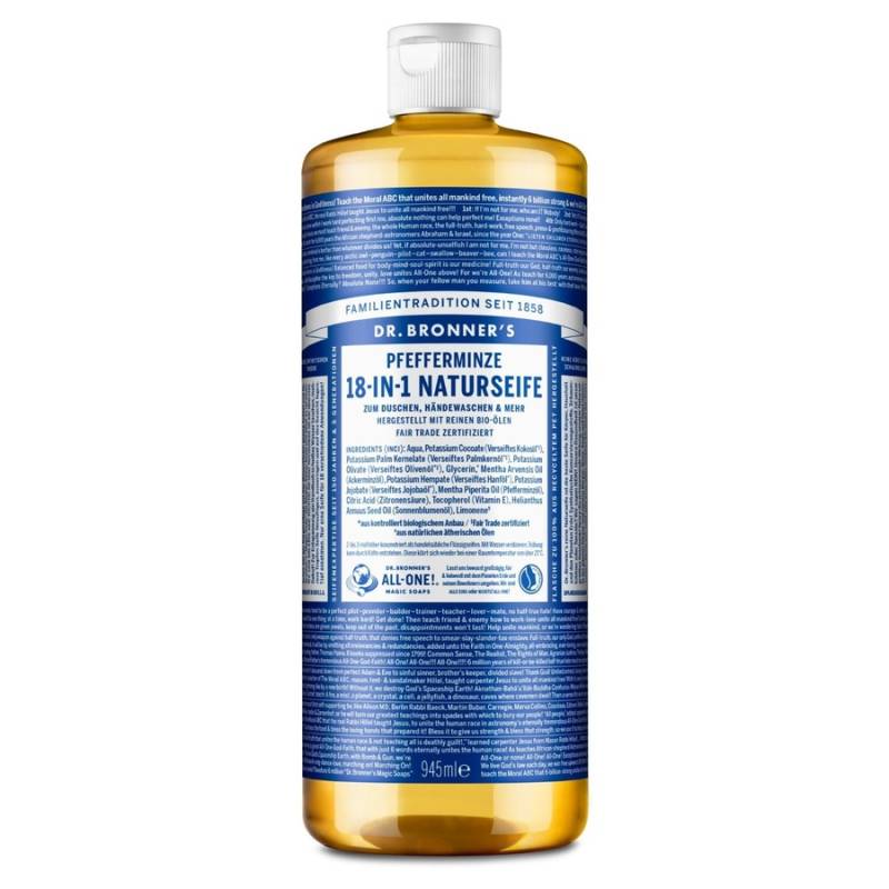 Dr. Bronner's  Dr. Bronner's 18-in-1 NATURSEIFE Pfefferminze duschgel 945.0 ml von Dr. Bronner's