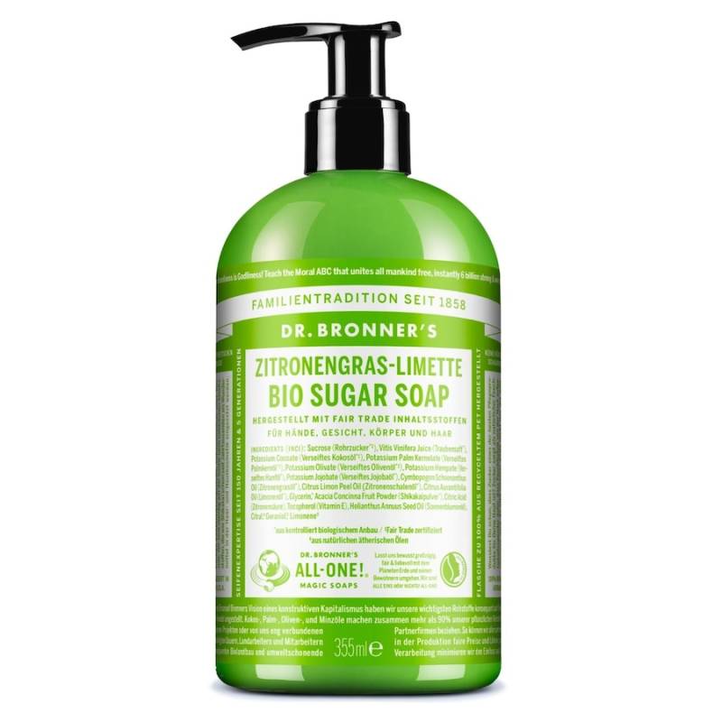 Dr. Bronner's  Dr. Bronner's BIO SUGAR SOAP Zitronengras-Limette duschgel 355.0 ml von Dr. Bronner's