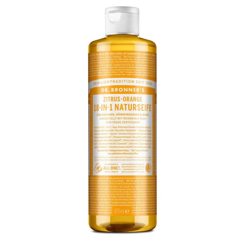 Dr. Bronner's  Dr. Bronner's 18-in-1 NATURSEIFE Zitrus-Orange duschgel 475.0 ml von Dr. Bronner's