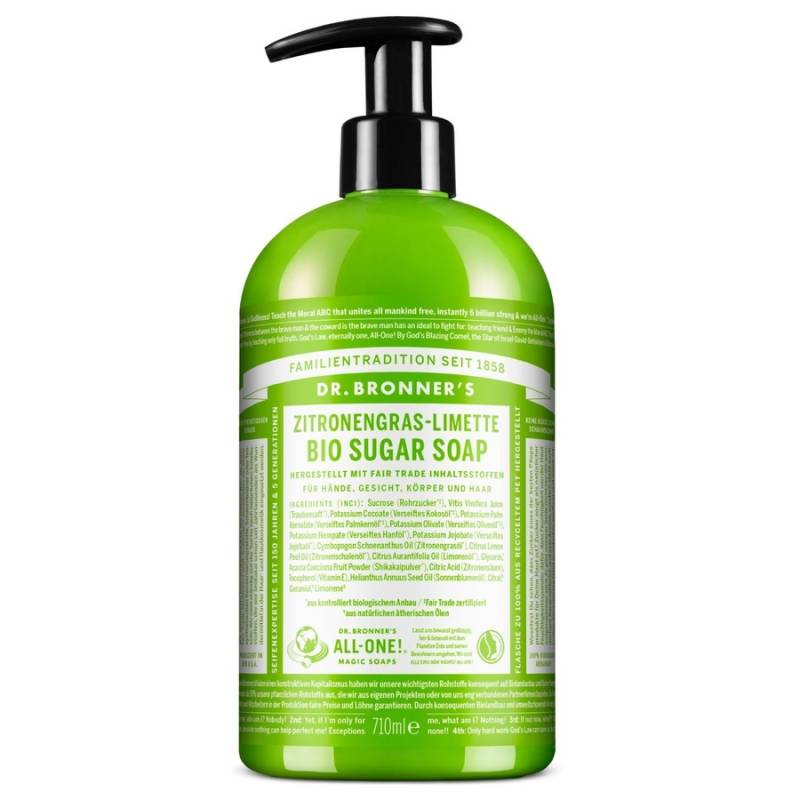 Dr. Bronner's  Dr. Bronner's BIO SUGAR SOAP Zitronengras-Limette duschgel 710.0 ml von Dr. Bronner's