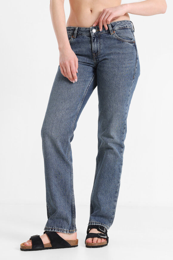 Dr. Denim Cove Slim Fit Jeans L32 | Canyon Mid Used | Damen  | 27/32 von Dr. Denim