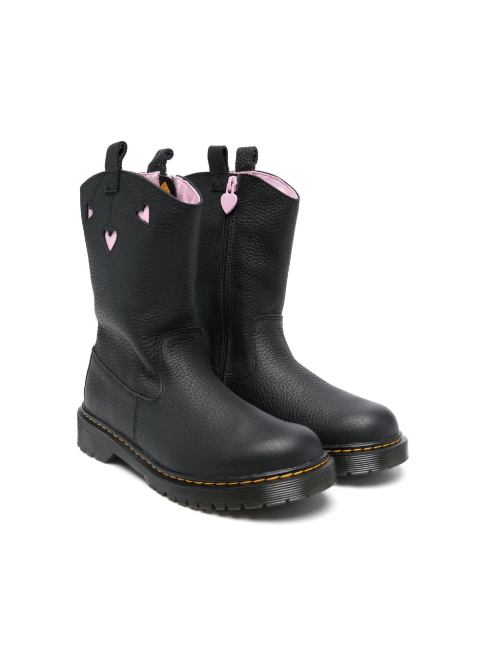 Dr. Martens Kids Box Heart ankle boots - Black von Dr. Martens Kids