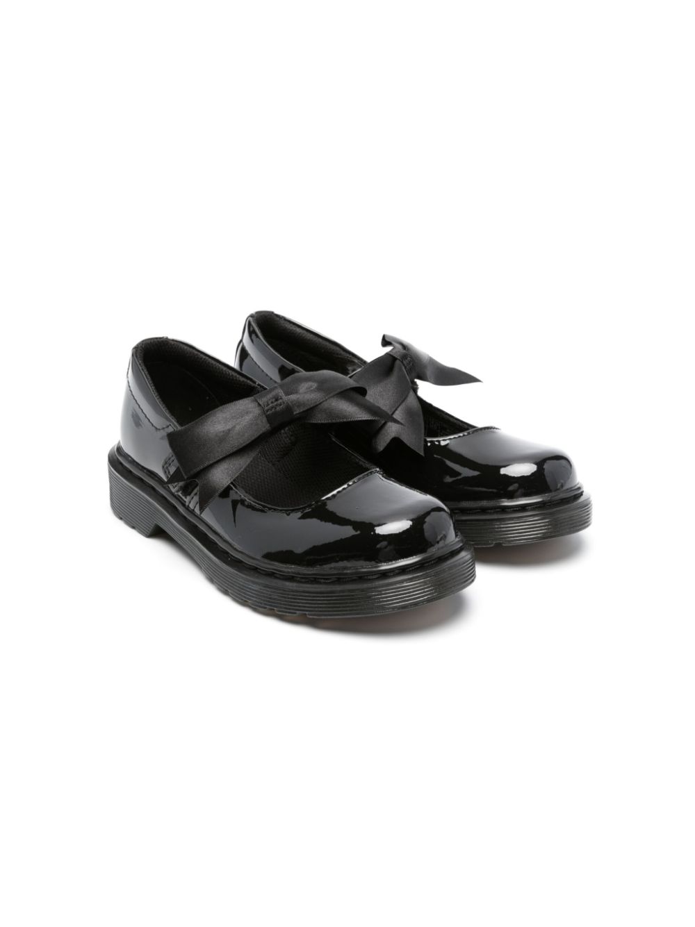 Dr. Martens Kids Maccy patent-leather ballerina shoes - Black von Dr. Martens Kids