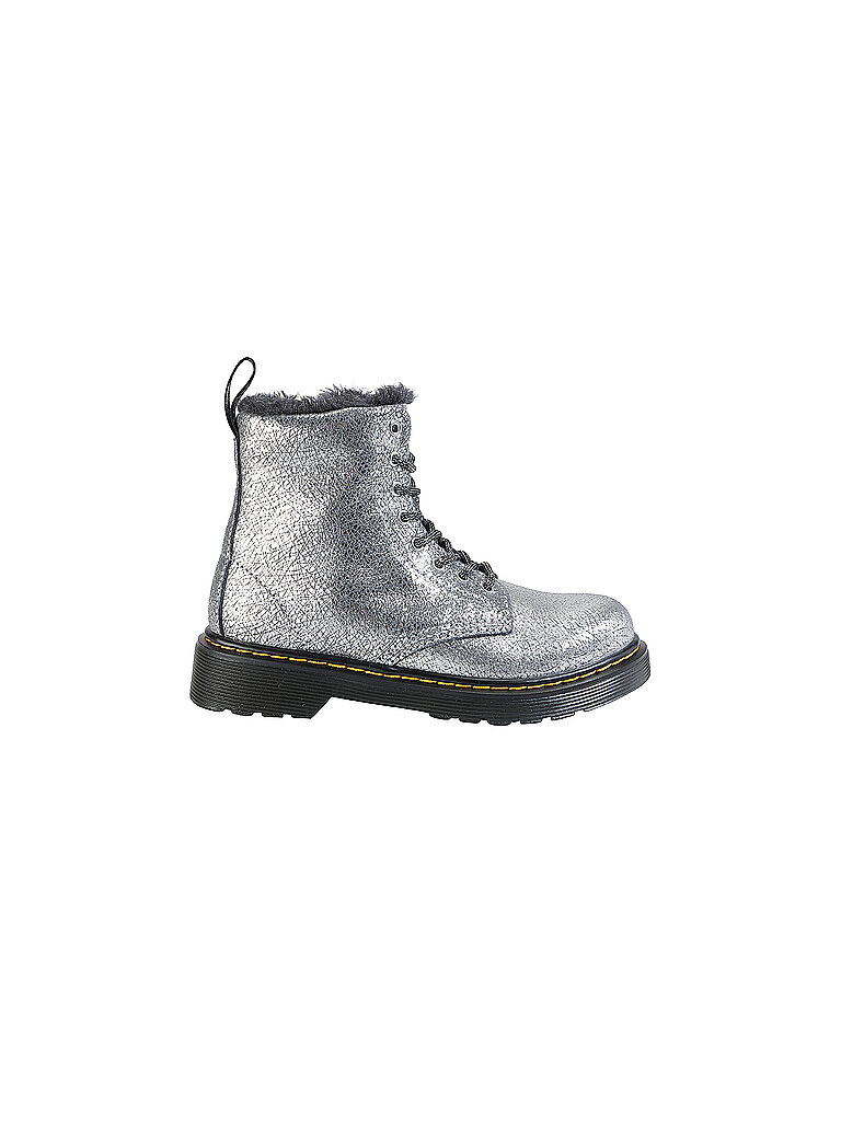 DR. MARTENS Mädchen Stiefel 1460 J SERENA FOIL silber | 34 von Dr. Martens