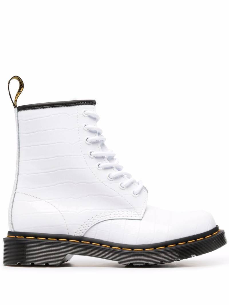 Dr. Martens 1460 white lace-up boots von Dr. Martens