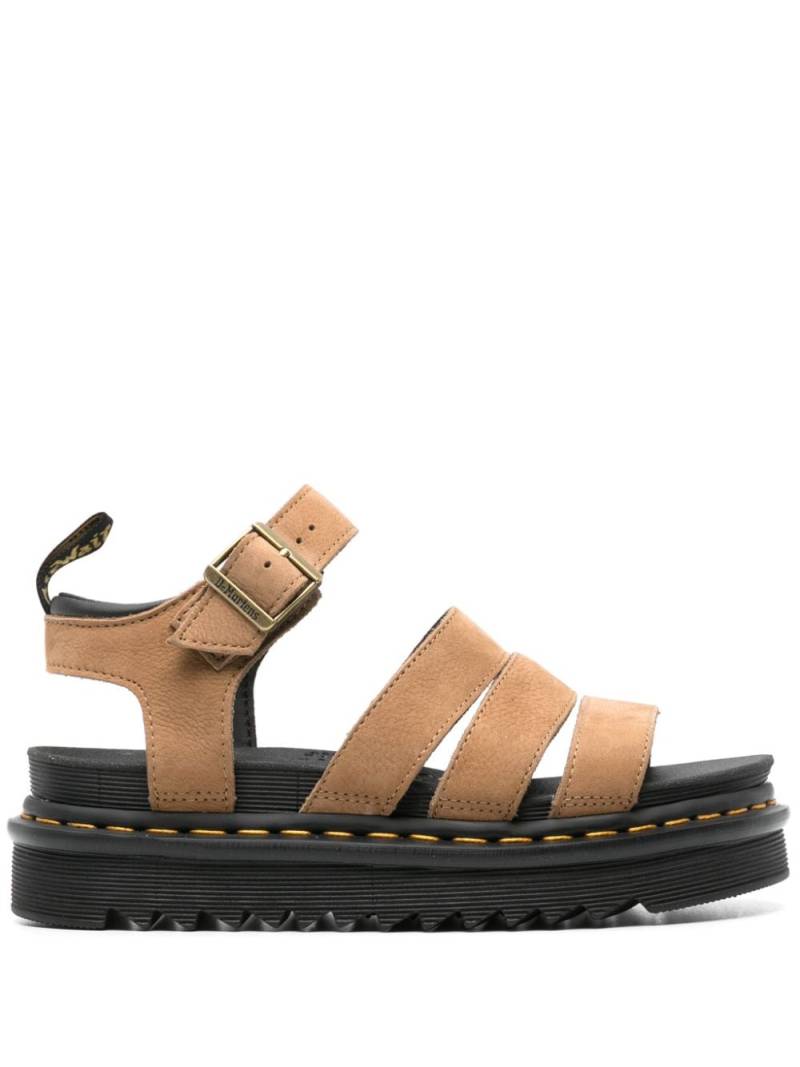 Dr. Martens Blaire nubuck sandals - Brown von Dr. Martens