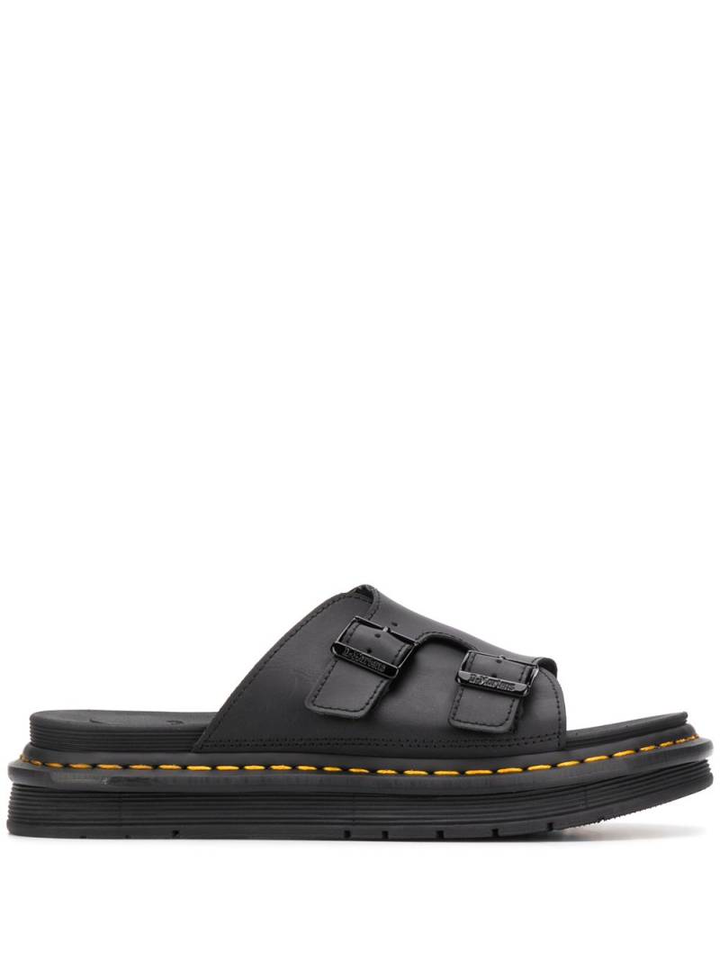 Dr. Martens Dax buckled sandals - Black von Dr. Martens