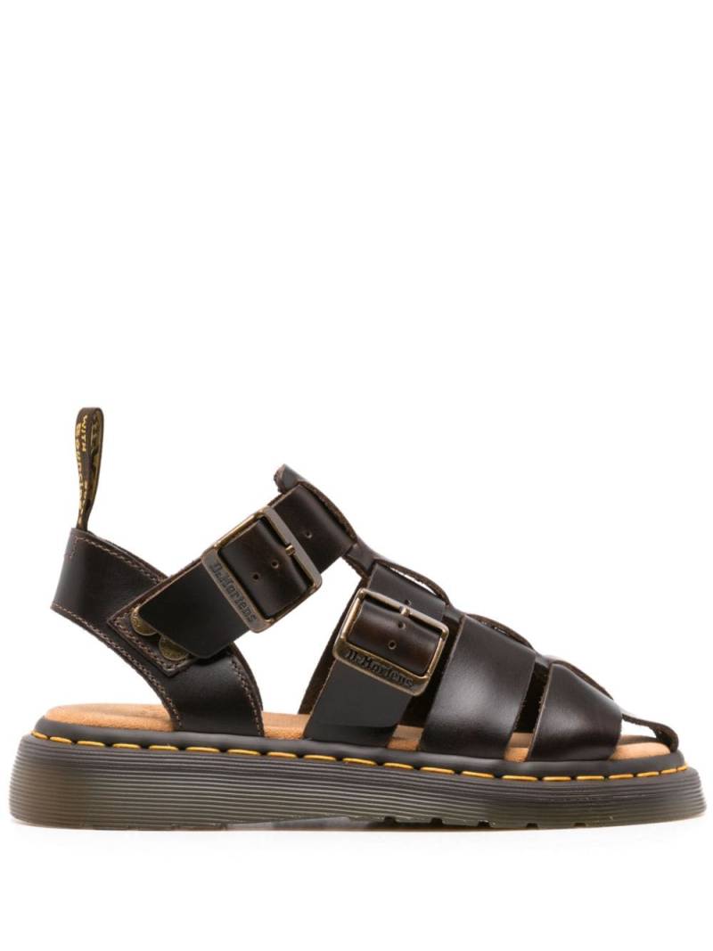 Dr. Martens Garin leather sandals - Brown von Dr. Martens