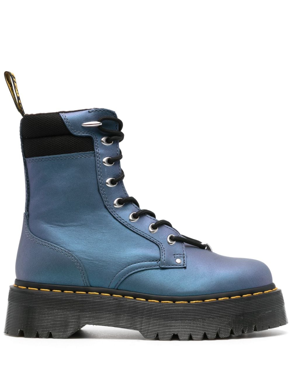 Dr. Martens Jadon II platform leather boots - Blue von Dr. Martens