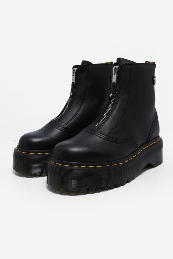 Dr. Martens Jetta Plateau Lederstiefelette | Black | Damen  | EU36 von Dr. Martens