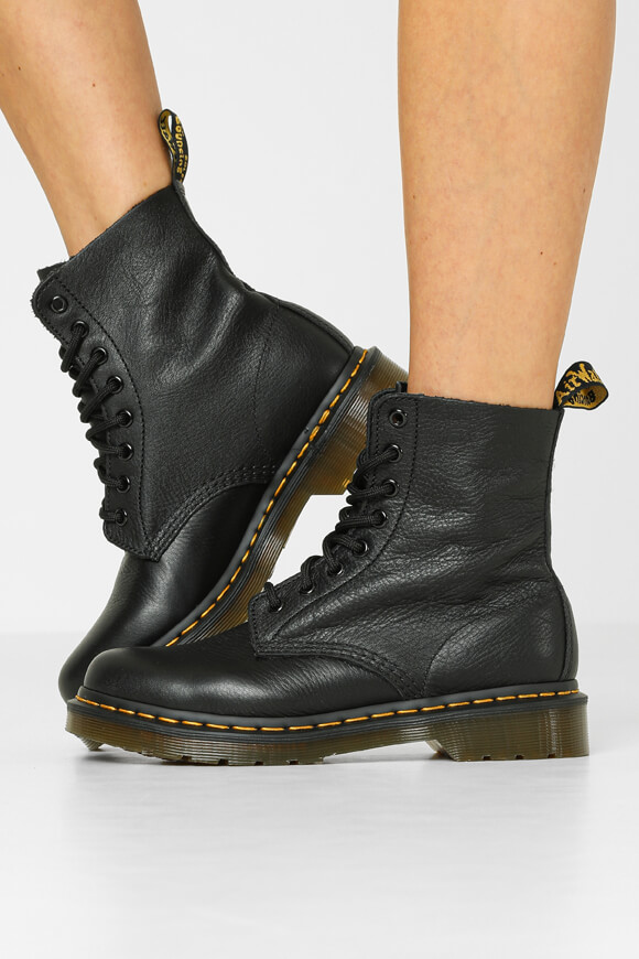 Dr. Martens Leder Schnürstiefelette | Schwarz | Damen  | EU36 von Dr. Martens