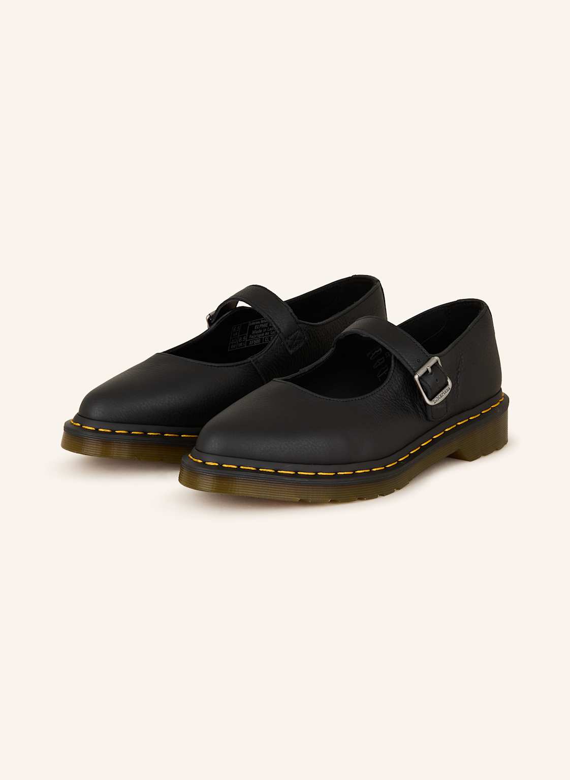 Dr. Martens Mary-Jane-Ballerinas Elphie schwarz von Dr. Martens