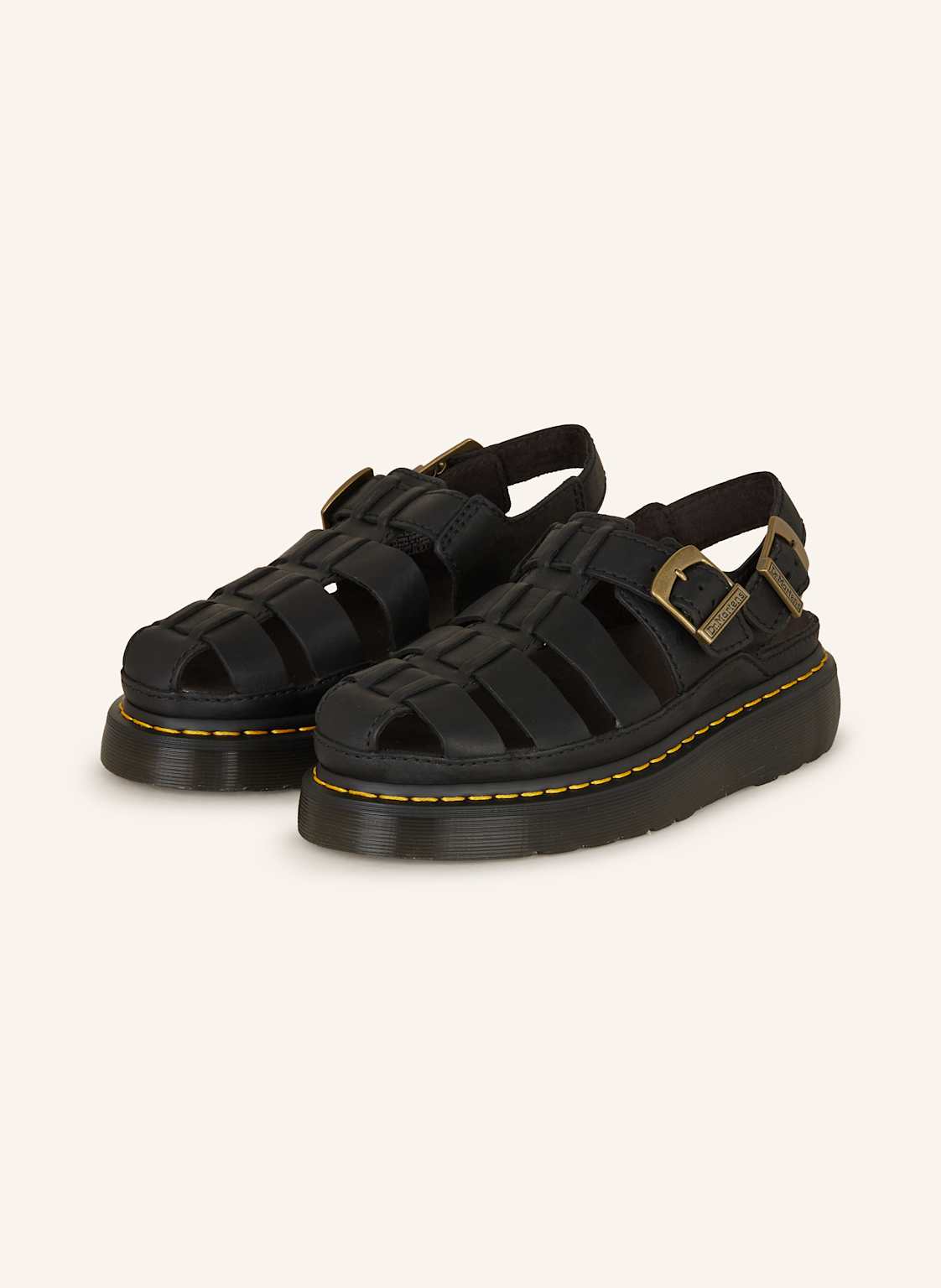 Dr. Martens Plateau-Sandalen Wrenlie schwarz Dr. Martens Plateau-Sandalen Wrenlie schwarz von Dr. Martens