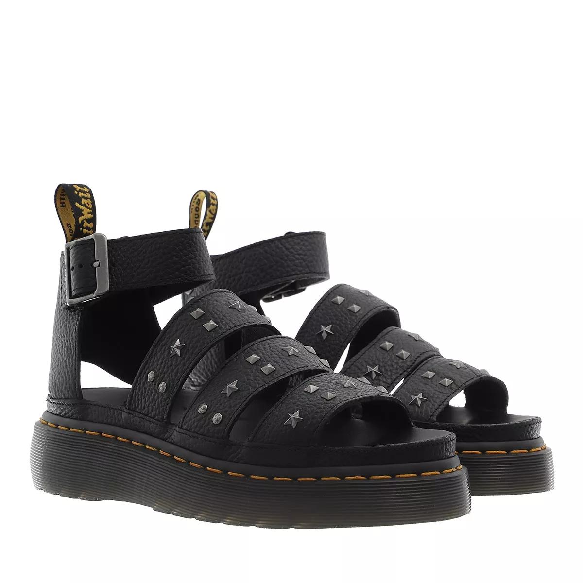 Dr. Martens Sandalen - Clarissa II Quad Plateau Sandal Leather - Gr. 36 (EU) - in Schwarz - für Damen von Dr. Martens