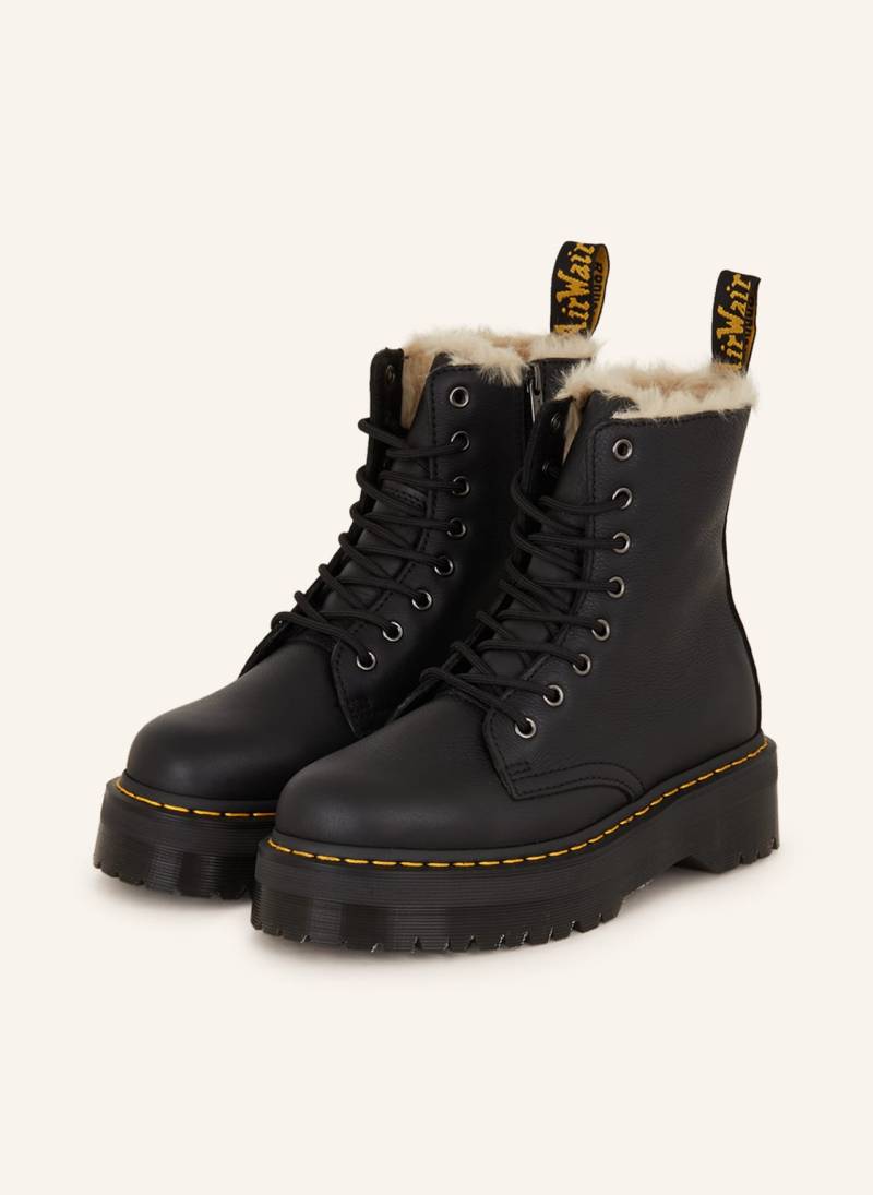 Dr. Martens Schnürboots Jadon Mit Kunstfell schwarz von Dr. Martens