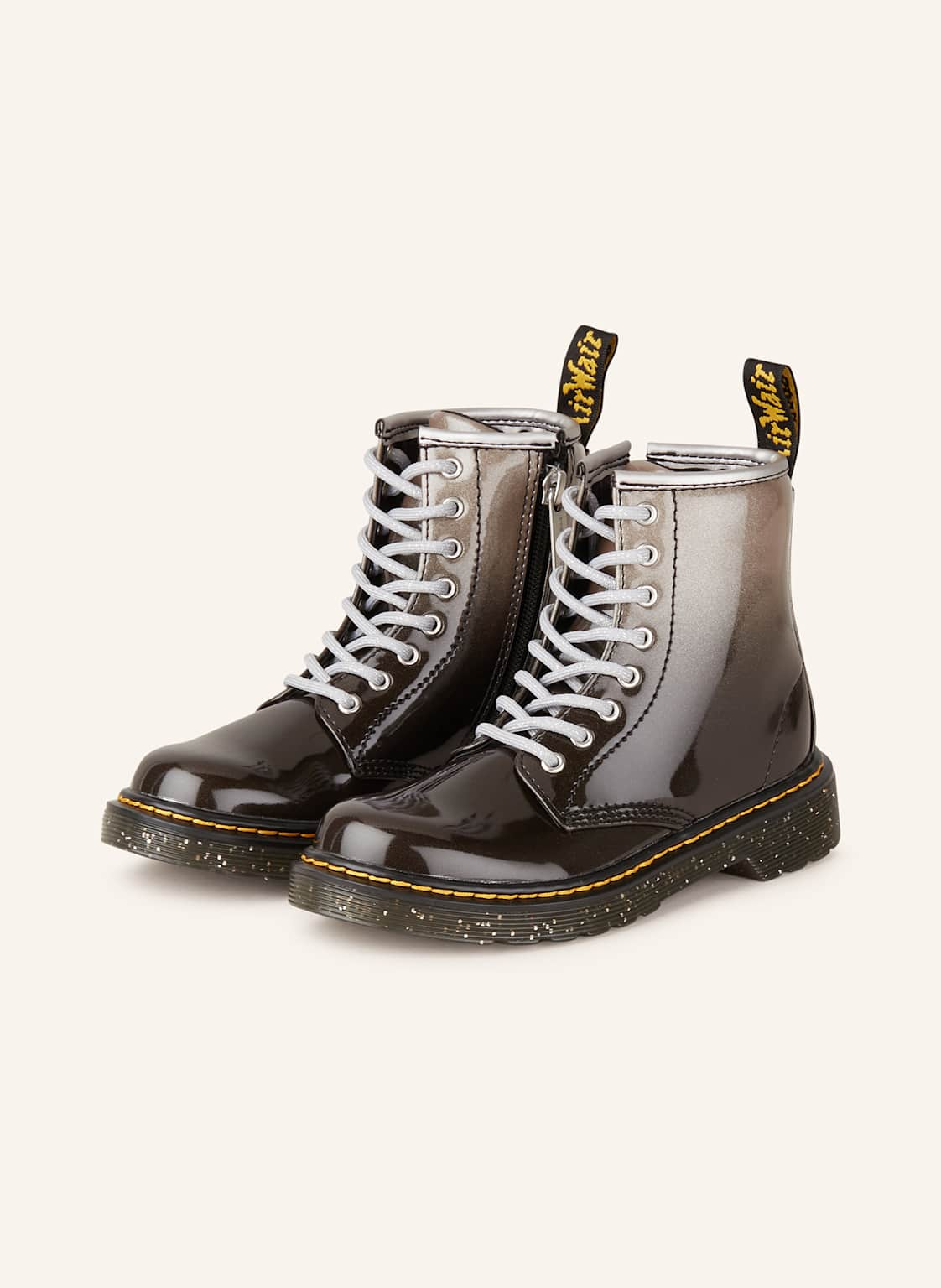 Dr. Martens Schnürboots Serena silber von Dr. Martens