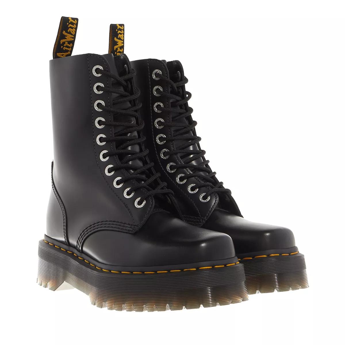 Dr. Martens Stiefel & Boots - 1490 Quad Squared - Gr. 38 (EU) - in Schwarz - für Damen von Dr. Martens