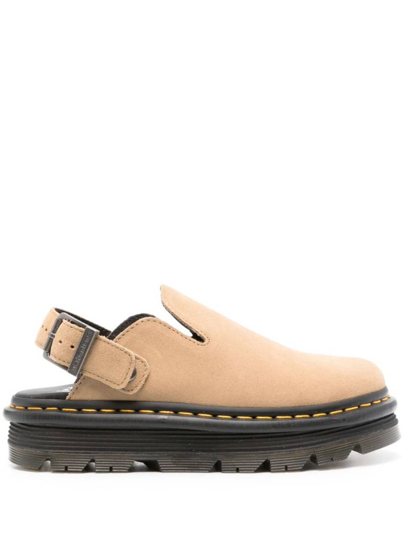 Dr. Martens ZebZag suede clogs - Brown von Dr. Martens