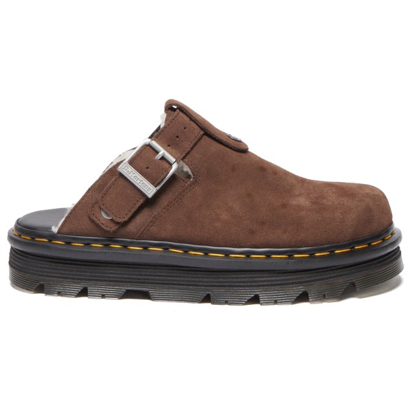 Dr. Martens - Zebzag Mule WL Bronx Suede - Hüttenschuhe Gr 9,5 schwarz von Dr. Martens