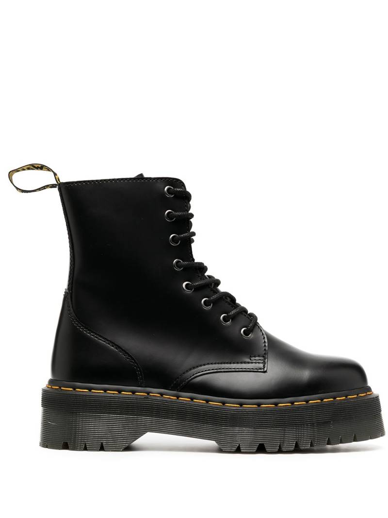 Dr. Martens chunky lace-up leather boots - Black von Dr. Martens